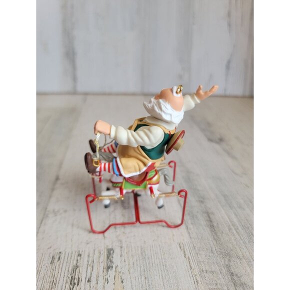 Hallmark 2003 Toymaker Santa ornament Xmas - Picture 4 of 6